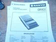 Sanyo 101 cassette for sale  REDRUTH