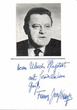 Franz josef strauß gebraucht kaufen  Schwarzenbek