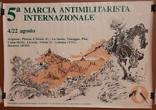 Manifesto originale marcia usato  Roma