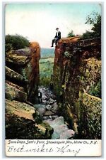 Cartão postal antigo vintage 1907 Stone Steps Sam Point Shawangunk Walden Nova York comprar usado  Enviando para Brazil