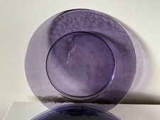 Purple glass charger for sale Purple glass charger for sale  PENTRAETH