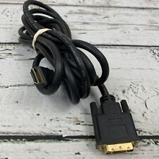 Usado, DVI-D para HDMI macho para macho cabo dourado 24+1 HDTV PC display monitor fio taxa 5,5 comprar usado  Enviando para Brazil