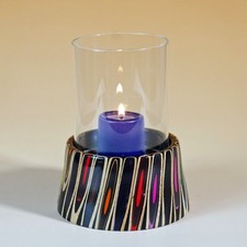 Windlicht bambus farbstiften gebraucht kaufen  Walzbachtal