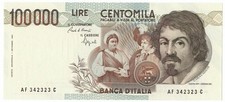 100000 lire banca usato  Pignataro Maggiore