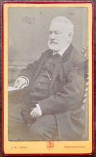 VICTOR HUGO 1802-1885 CDV  ALBUMEN PRINT CIRCA 1870 ORIGINALE LOPEZ comprar usado  Enviando para Brazil