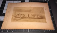 1880 Família Veleiro a Vapor Navio Acampamento Wisconsin Ferrugem Owens Fam Album FOTO comprar usado  Enviando para Brazil