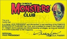 Famous monsters club for sale  Apopka