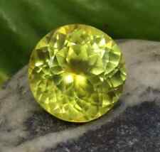 Piedra preciosa impecable corte redondo zafiro amarillo de Ceilán certificado natural de 30 quilates segunda mano  Embacar hacia Mexico