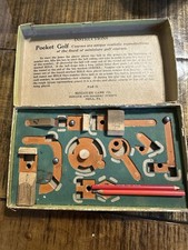 Antigo jogo de golfe em miniatura, Miniature Game Co. Phila, Pa muito antigo comprar usado  Enviando para Brazil