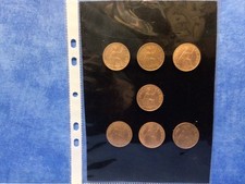 Seven old pennies for sale  BURY ST. EDMUNDS