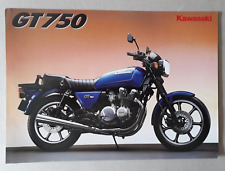 Kawasaki gt750 brochure for sale  BOURNE