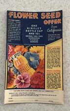 Vintage advertising flower for sale  Revere