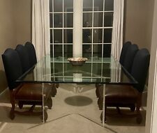 Thick glass dining for sale  New Market