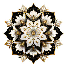 White black mandala for sale  TAMWORTH