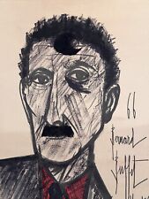 Usado, Linda pintura Bernard Buffet retrato de François Mauriac Hujac Toulouse comprar usado  Enviando para Brazil