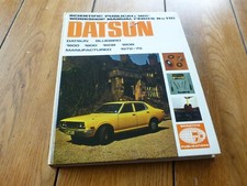 Datsun bluebird workshop for sale  LAUNCESTON