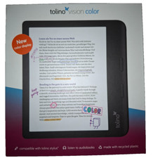 tolino vision color - eReader z kolorowym wyświetlaczem, 32GB - czarny (powrót klienta) na sprzedaż  Wysyłka do Poland