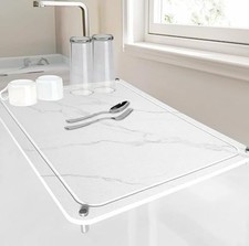 Pedra de secagem de louça grande para balcão de cozinha 22*16” excelente tapete de pedra absorvente... comprar usado  Enviando para Brazil