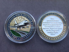 Medalla volada STS-1, medalla esmaltada, transbordador espacial Columbia, ¡MUY RARA! segunda mano  Embacar hacia Mexico
