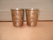 Verres liqueur argent d'occasion  Villiers-sur-Marne