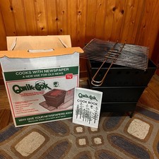 Fogão portátil QwikCook grelha queima jornal preparador 6E1-494 comprar usado  Enviando para Brazil