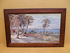 Ancien tableau orientaliste d'occasion  France