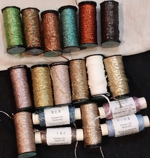 Lote (18)Kreinik #16 (médio) trança bordado/crochê/tecelagem comprar usado  Enviando para Brazil