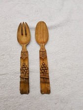 Vintage holzbesteck löffel gebraucht kaufen  Wolfsburg