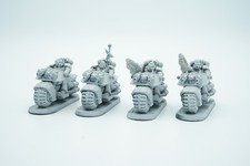 Warhammer 40k Space Marines Bike Squad zestaw 4 plastikowych miniatur na sprzedaż  PL
