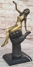 Scultura In Bronzo Fatta A Mano Di Juno Art Deco In Marmo Decorativo comprar usado  Enviando para Brazil