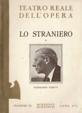 Straniero. ildebrando pizzetti usato  Italia