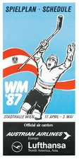 Spielplan eishockey 1987 gebraucht kaufen  Leipzig