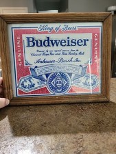 Budweiser framed sign for sale  Pflugerville