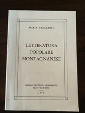 Letteratura popolare montagnan usato  Rosa