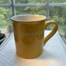 Usado, Caneca de café Love Your Mug You Are My Sunshine amarela 16 oz  comprar usado  Enviando para Brazil