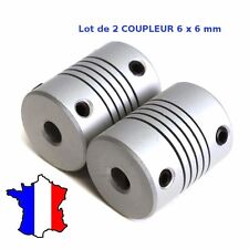 Coupleur 6x6mm aluminium d'occasion  Gémozac