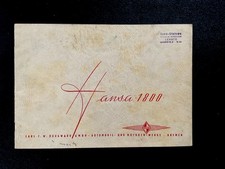 Borgward katalog hansa gebraucht kaufen  Katlenburg-Lindau