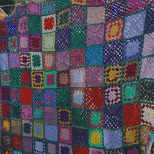 Vintage granny square for sale  TELFORD
