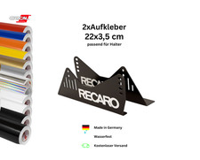 Recaro aufkleber sticker gebraucht kaufen  Obersulm
