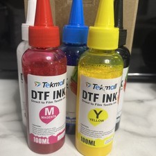Tinta DTF para impressora Epson, filme de transferência digital 5 x 100 ml frascos CMYK+W     comprar usado  Enviando para Brazil