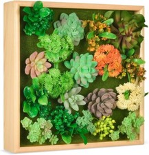 Usado, Decoração de parede suculenta artificial HomeLifairy plantas falsas arte para decoração de casa indoo comprar usado  Enviando para Brazil