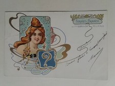 Cartolina fernet branca usato  Roma