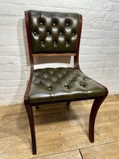 Chesterfield leather desk for sale  BOURNEMOUTH