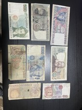 Lotto banconote lire usato  Villarosa