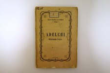 Libretto opera adelchi usato Libretto opera adelchi usato  Italia