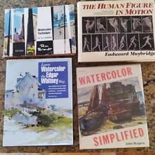 Four watercolor art for sale  Massapequa