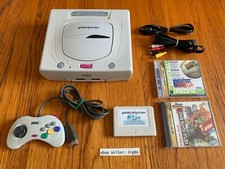 Sega saturn white for sale  San Leandro