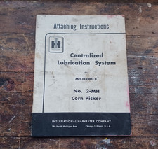 Mccormick instructions manual for sale  Eagle Grove