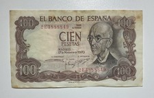 Moneda Española: Billete de 100 Pesetas España 1970 - P# 152 segunda mano  Embacar hacia Mexico