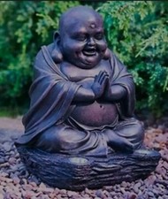 Buddha lachender solar gebraucht kaufen  Dortmund